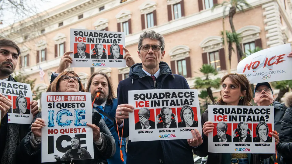 Comienzan las manifestaciones en Italia por la llega del ICE a los Juegos Olímpicos de Invierno / AP