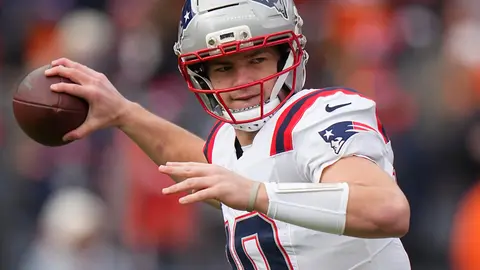 Drake Maye en su segunda temporada con New England | AP