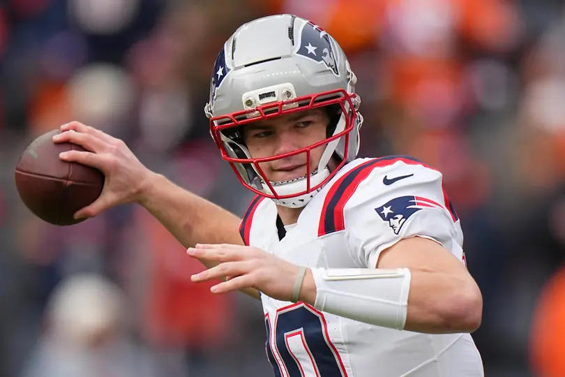 Drake Maye en su segunda temporada con New England | AP