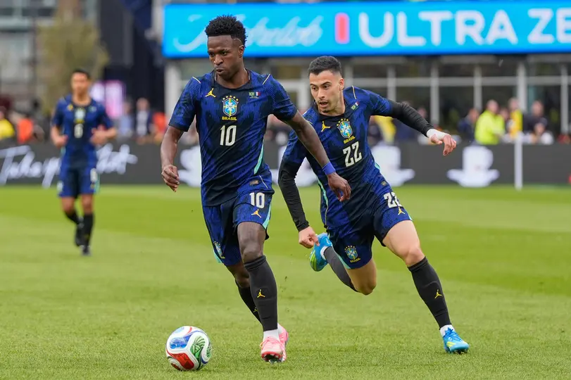 Vinicius con Brasil l AP