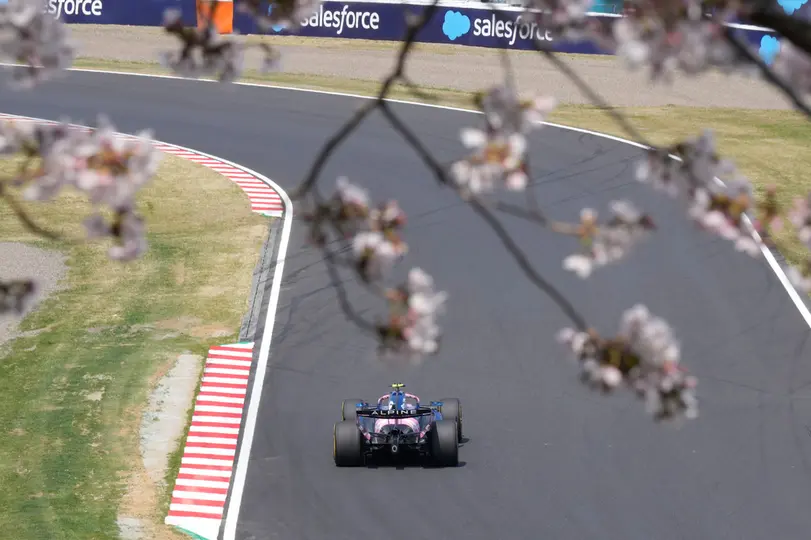Franco Colapinto en el Gran Premio de Japón 2026 | AP