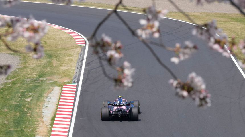 Franco Colapinto en el Gran Premio de Japón 2026 | AP