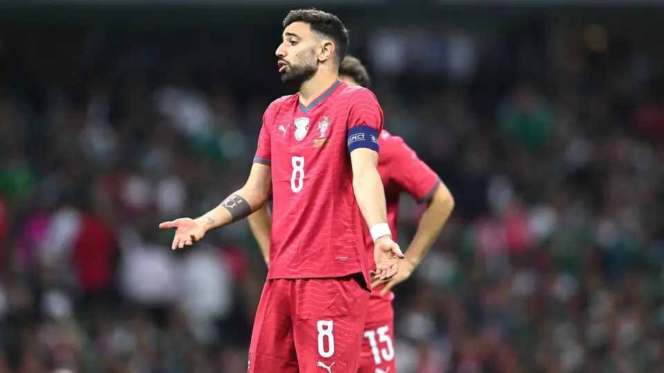 Bruno Fernandes, de Portugal, en duelo ante la Selección Mexicana | MEXSPORT