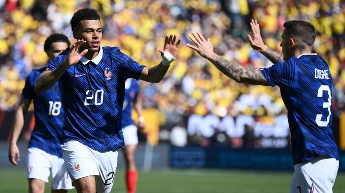 Francia derrota a Colombia