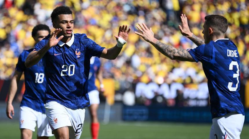 Francia derrota a Colombia