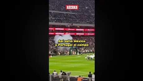 Así saltaron México Y Portugal Al Campo
