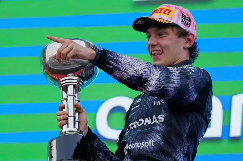 Kimi Antonelli, de Mercedes, ganó el GP de Japón | AP