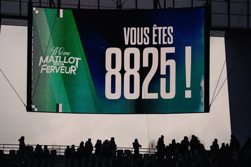 El Estadio Geoffroy-Guichard registró más de ocho mil asistentes este fin de semana | X: @ASSEFeminines