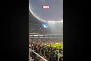 Así ovacionó la afición en el Estadio Banorte a Raúl Jiménez