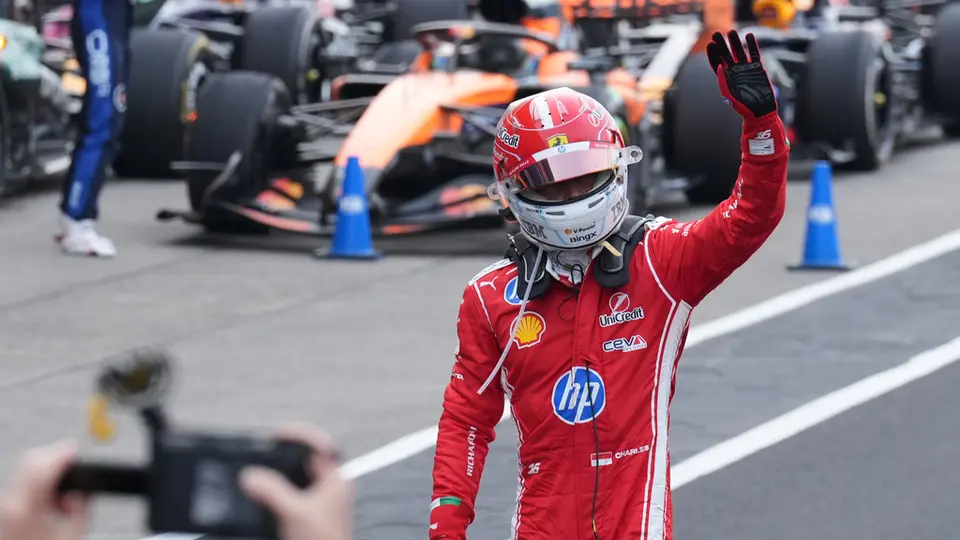 Charles Leclerc, piloto de Ferrari, logra un tercer lugar en el GP de Japón | AP