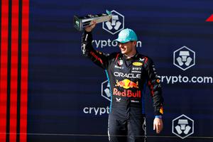 Max Verstappen en el podio del Gran Premio de Miami 2024 | RED BULL