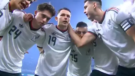 Fidalgo da emotivo discurso previo su debut con Selección Mexicana