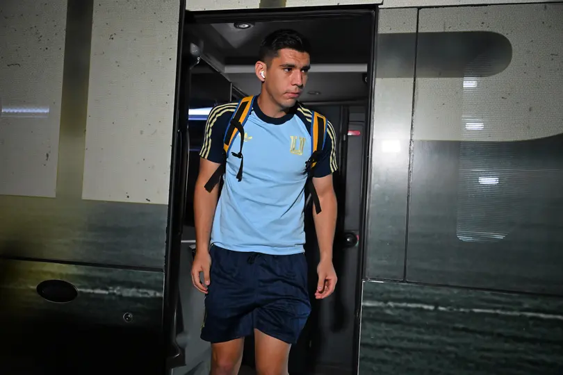 Jesús Angulo en la llegada a un partido de Tigres | IMAGO 7