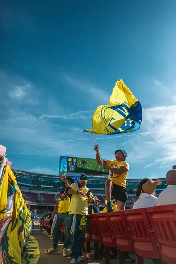 Afición azulcrema en el amistoso en Estados Unidos l X:ClubAmérica