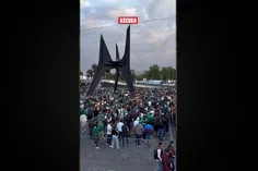 Así luce la fila para entrar al Estadio Banorte