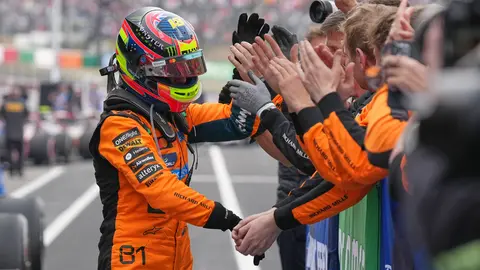 Oscar Piastri y McLaren logran su primer podio de la temporada | AP