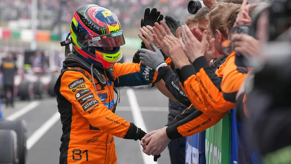 Oscar Piastri y McLaren logran su primer podio de la temporada | AP