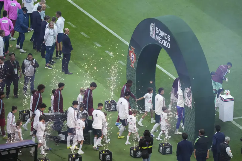 Protocolo de inicio en el México vs Portugal | Imago7