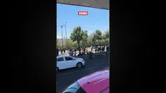 Ya hay bloqueos en Periférico sur en dirección al Estadio Banorte