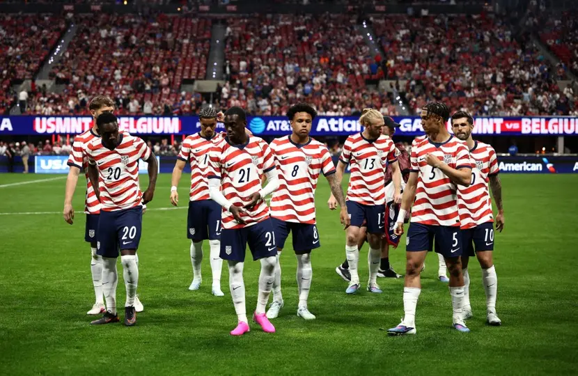 Estados Unidos tras la derrota ante Bélgica l AFP