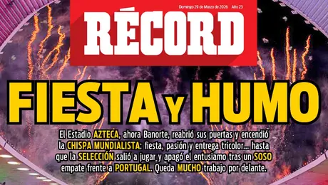 Portada RÉCORD 29 de marzo 2026