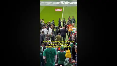 Así reaccionó Gianni Infantino al nuevo Estadio de la Ciudad de México