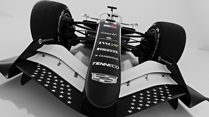 Detalle de la decoración del auto de Cadillac para el Gran Premio de Miami 2026 | X: @Cadillac_F1