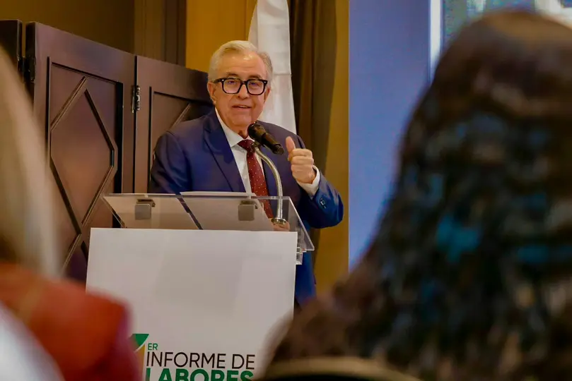 El gobernador Rubén Rocha Moya fue señalado por Estados Unidos de tener presuntas relaciones con el Cártel de Sinaloa / FB: @RochaMoyaR