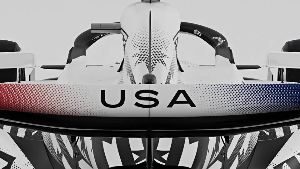 Detalle de la decoración del auto de Cadillac para el Gran Premio de Miami 2026 | X: @Cadillac_F1