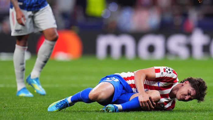 Julián Álvarez sufrió una lesión en el partido de Champions League | AP