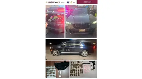 Elementos de la SSC y policías del Estado de México lograron la captura tras un seguimiento por cámaras de videovigilancia./ SSC