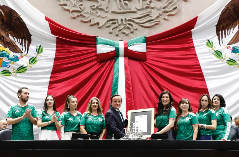 La Cámara de Diputados otorgó un reconocimiento a Mikel Arriola | FMF