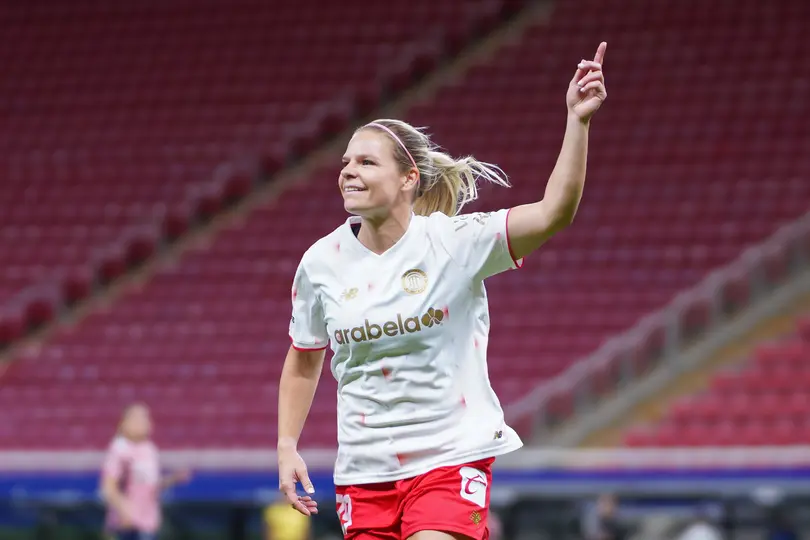 Eugénie Le Sommer en celebración con Toluca en el Clausura 2026 de la Liga MX Femenil | IMAGO 7