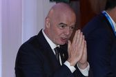 Gianni Infantino, presidente de la FIFA, durante un evento de Conmebol en Quito, Ecuador | AP