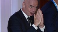 Gianni Infantino, presidente de la FIFA, durante un evento de Conmebol en Quito, Ecuador | AP