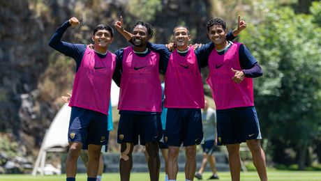 ¡Tiembla el América! Pumas presume a sus jugadores en entrenamiento