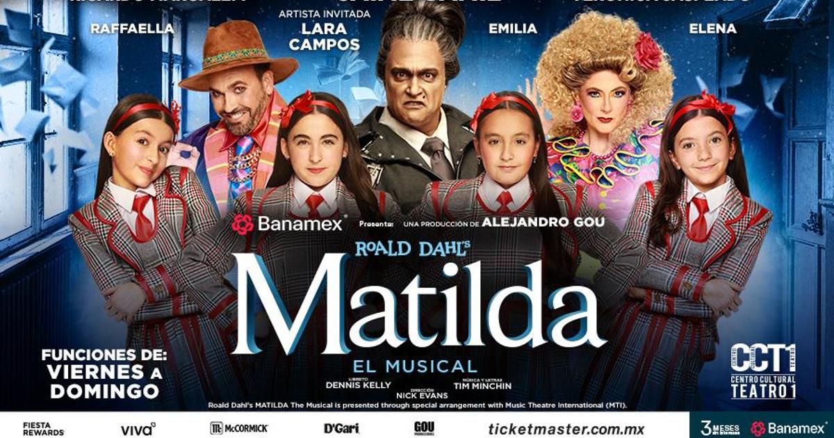 Matilda llega a la CDMX: así es el musical que está sorprendiendo al ...