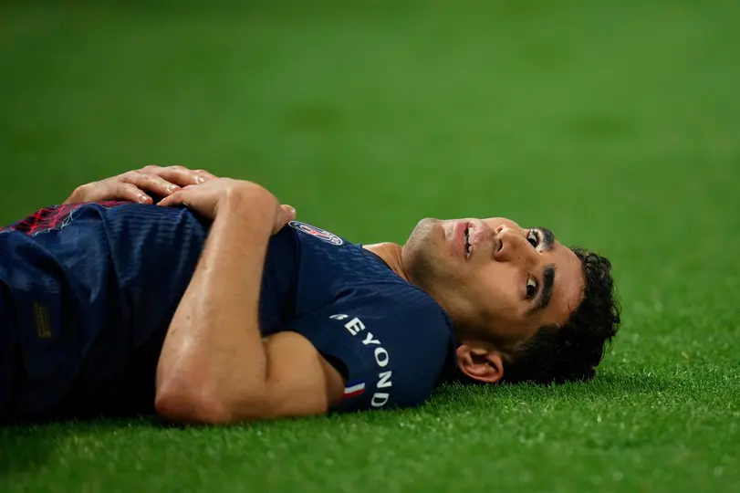 Hakimi sufrió una lesión que lo dejará fuera de Champions | AP