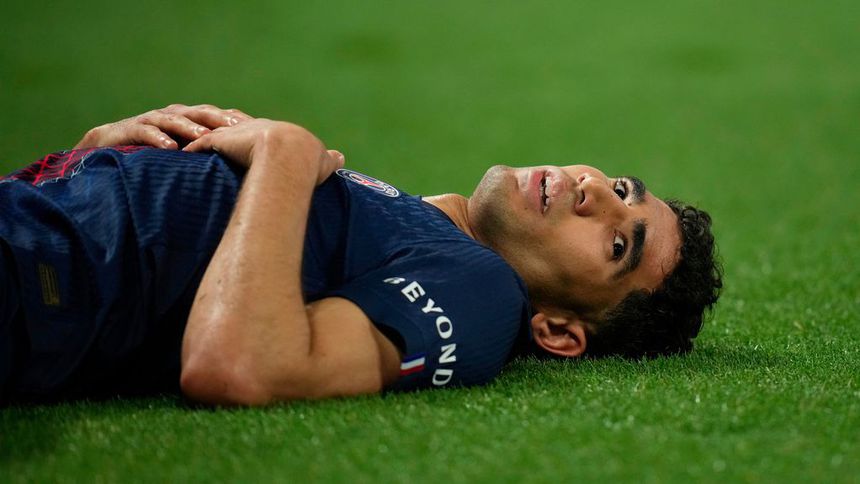 Hakimi sufrió una lesión que lo dejará fuera de Champions | AP