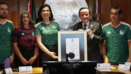 La Cámara de Diputados reconoce a Mikel Arriola por su gestión de cara al Mundial 2026