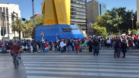 La movilización arranca a las 9:00 horas desde el Ángel de la Independencia y termina en el Zócalo capitalino / Especial
