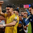 Cada vez más cerca: Cristiano Ronaldo celebra su gol 970