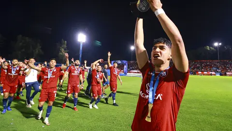 Tepatitlán FC celebrando el título de Expansión MX l MEXSPORT