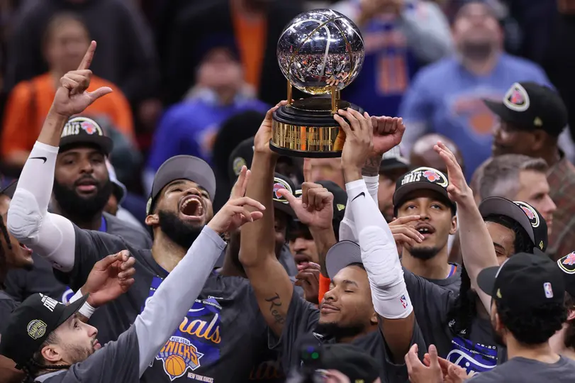 Los Knicks celebran en la Final de la Conferencia de Este de la NBA | AP