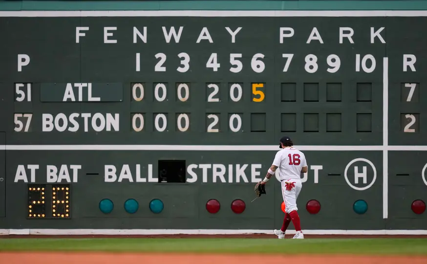 Derrota de los Red Sox ante Atlanta | AP
