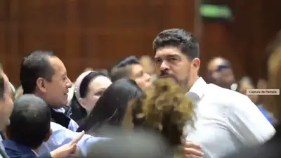 “Háganle un antidoping” Diputados de oposición arremeten contra Zenyazen Escobar tras pelea en San Lázaro