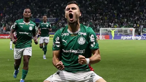 Andreas Pereira con Palmeiras | x:@Palmeiras