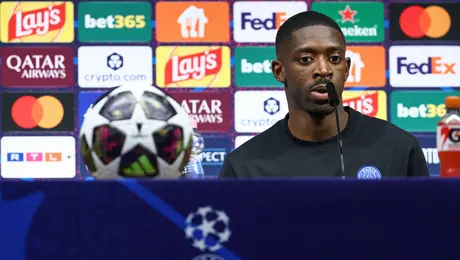 Dembélé y Hakimi listos para la Final de la Champions League