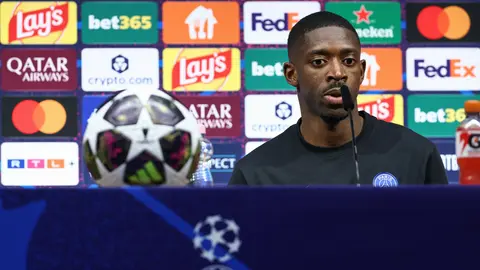 Dembélé y Hakimi listos para la Final de la Champions League