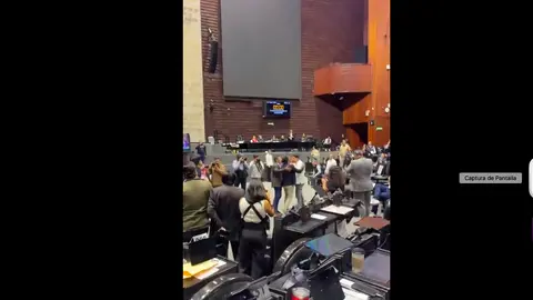 El ambiente en San Lázaro se tensó tras acusaciones e insultos entre diputados de Morena y PRI./ Captura de pantalla